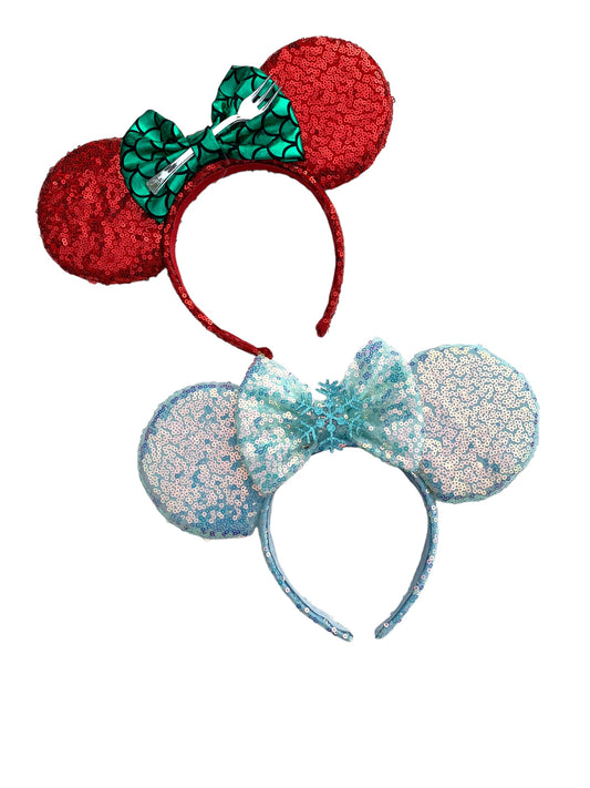 Chunky Princess Mouse Ear Headbands
