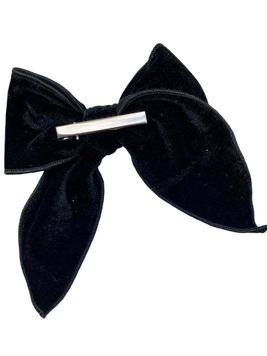 *Black Velvet Hair Bows