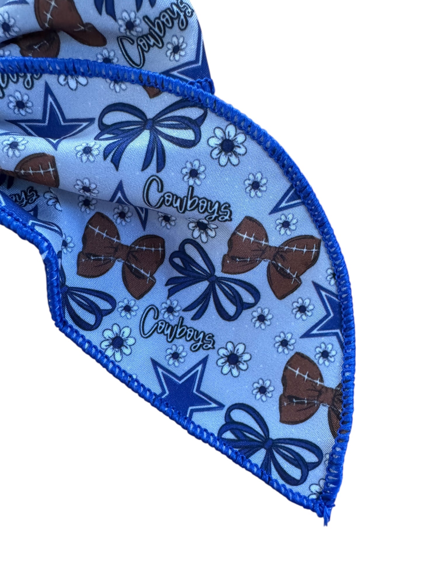 Cowboys Hair Bows – Football Bow Hair Bows for Game Day