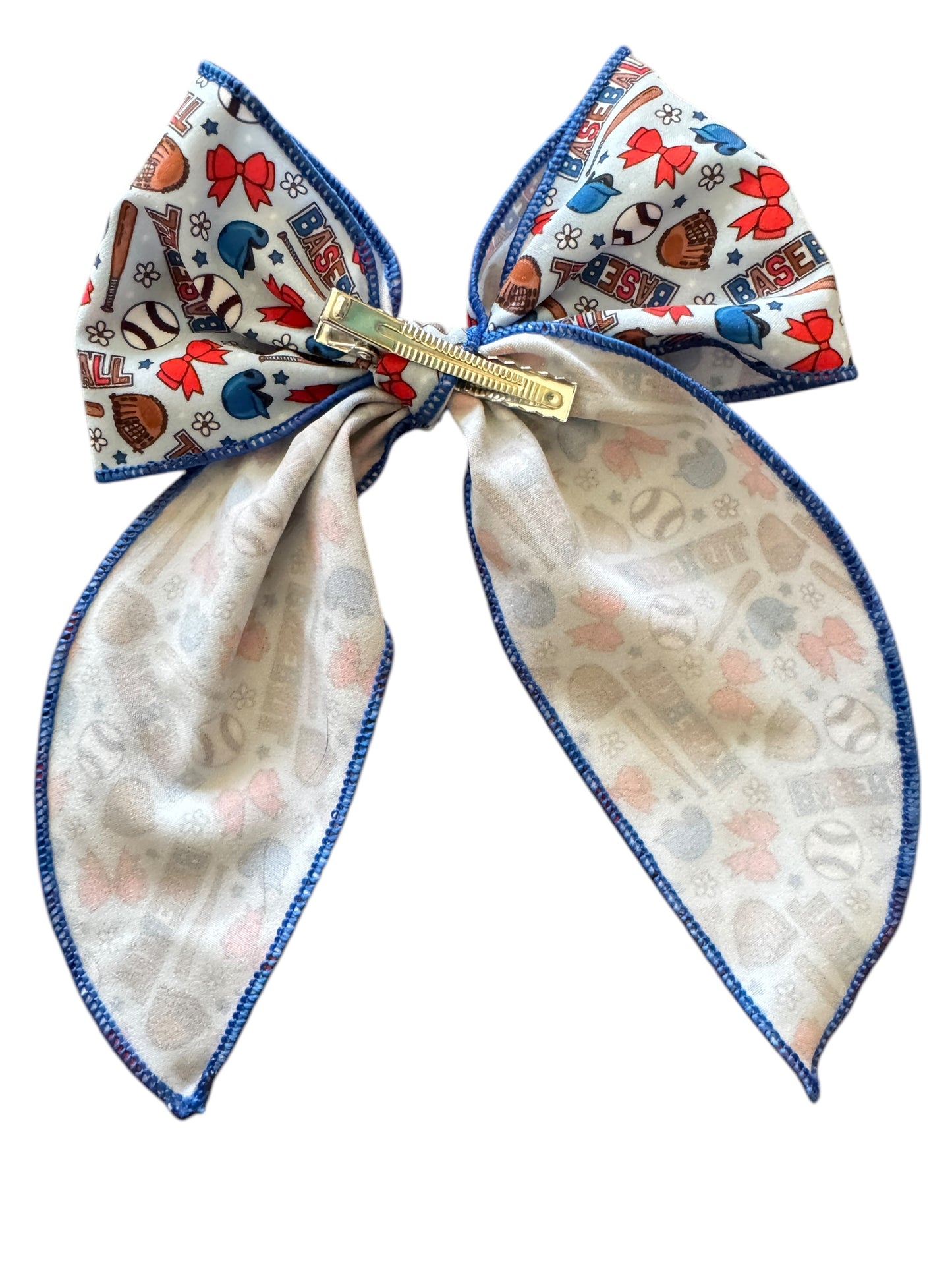 *Baseballs & Bows Hair Bows