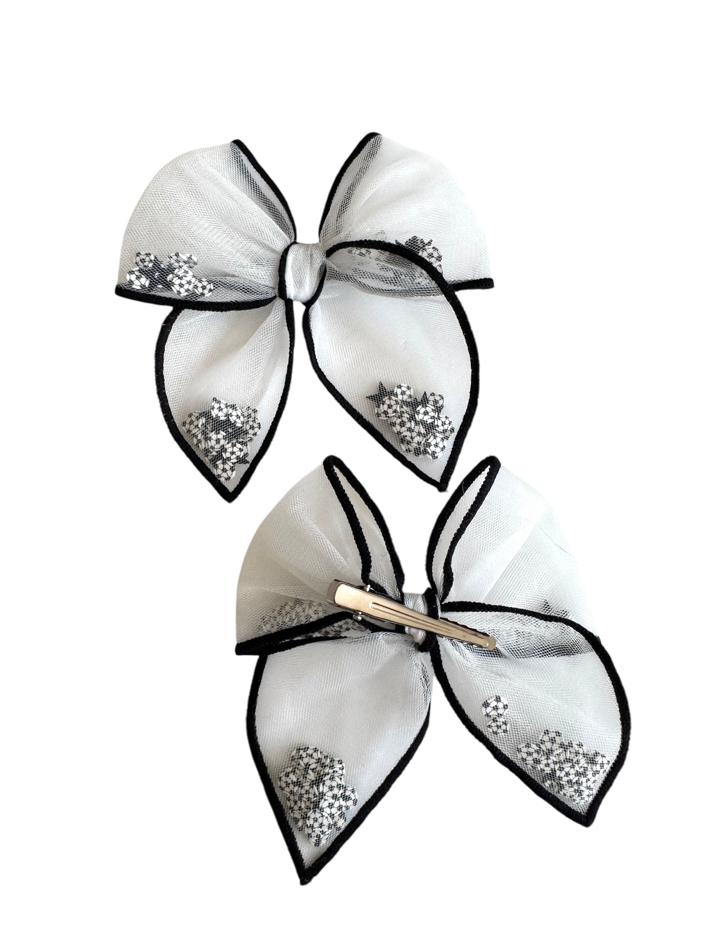 *Soccer Shaker Hair Bows