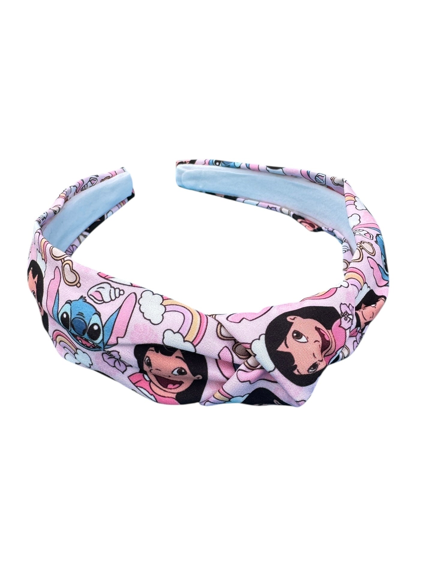 Pink Hawaiian Knotted Headbands for Girls