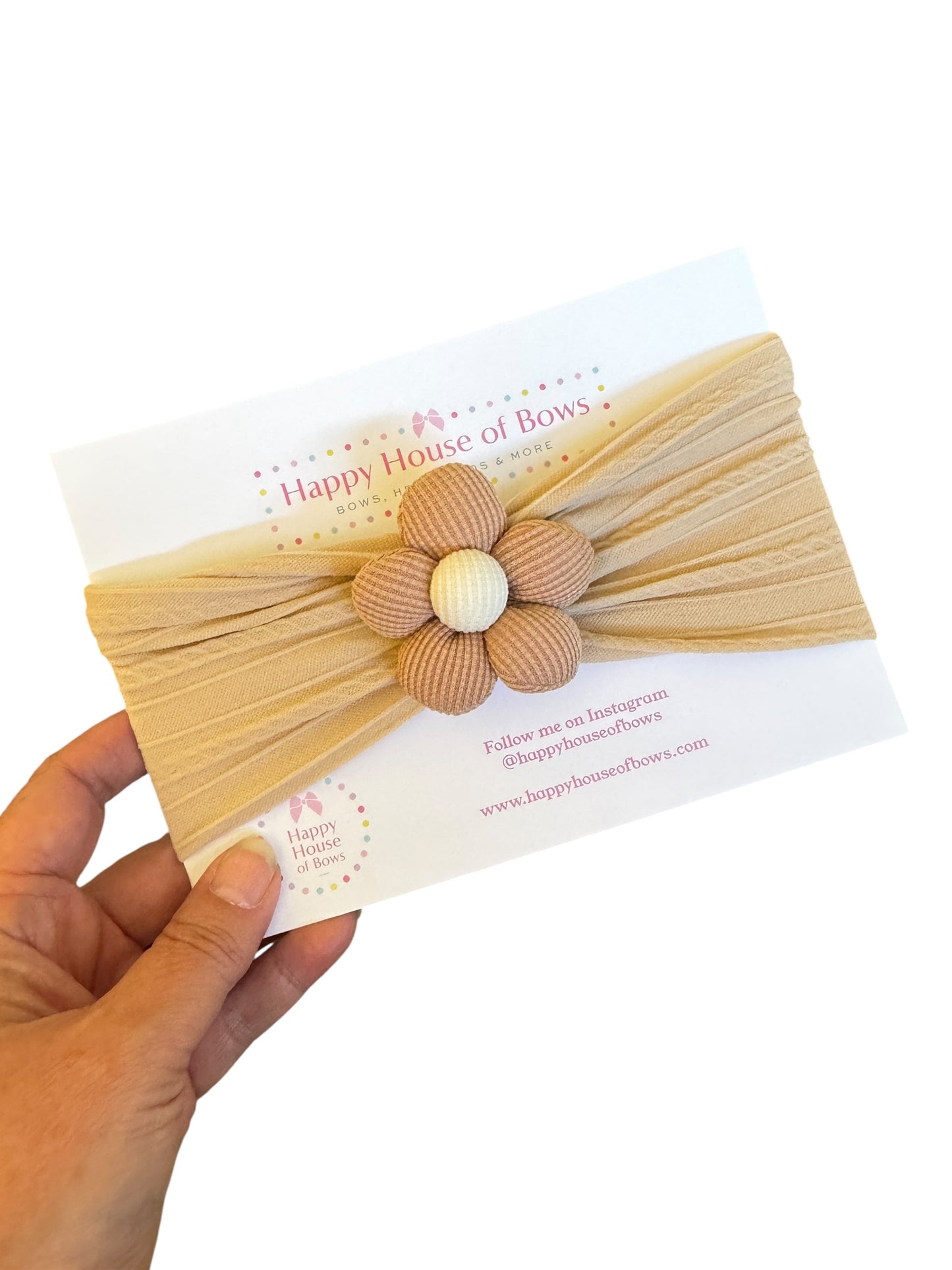 Cute & Comfy Nylon Flower Headband for Babies