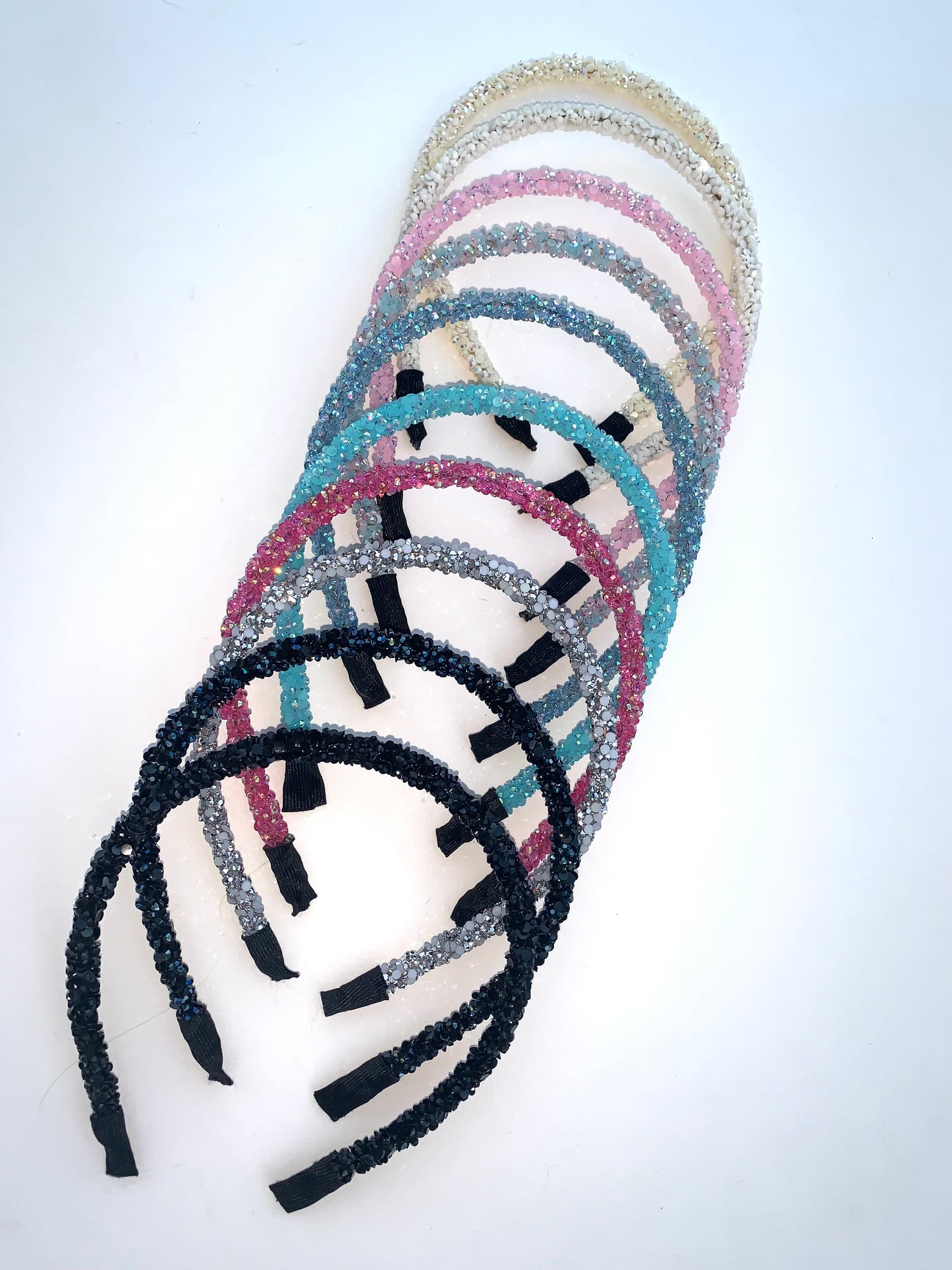 Chunky Glitter Diamond Headband – Sparkly Statement Hair Accessory