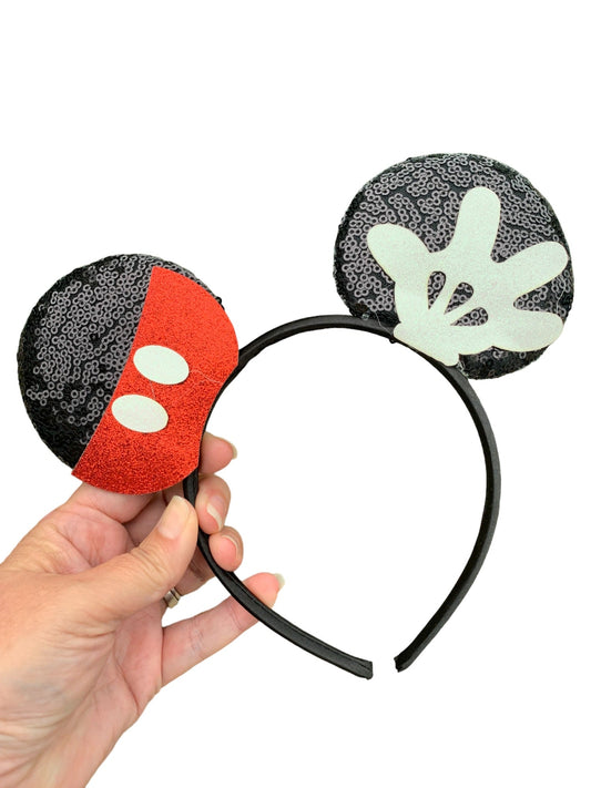 Yellow Mouse Ear Headbands