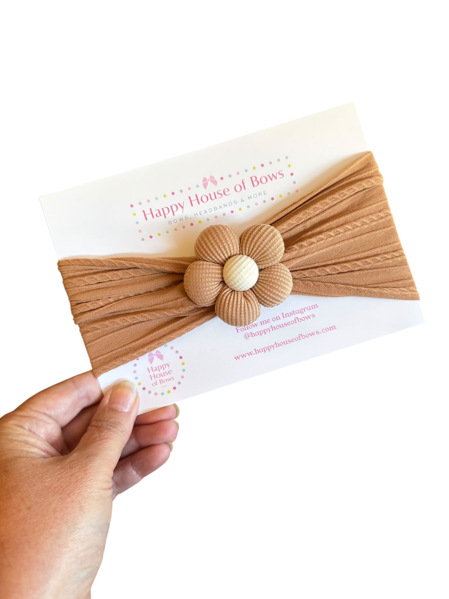 Cute & Comfy Nylon Flower Headband for Babies