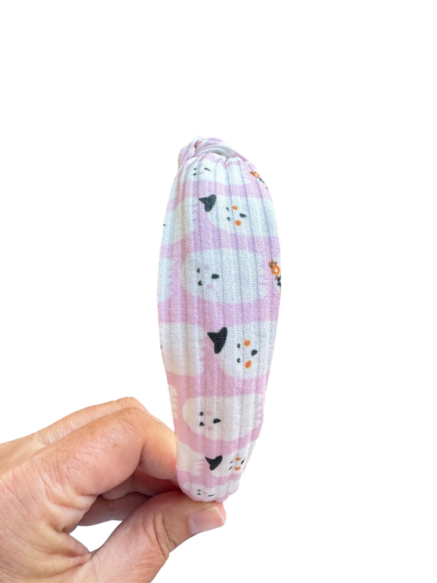 Pink Boho Ghost Headband | Halloween Headband for Kids and Adults