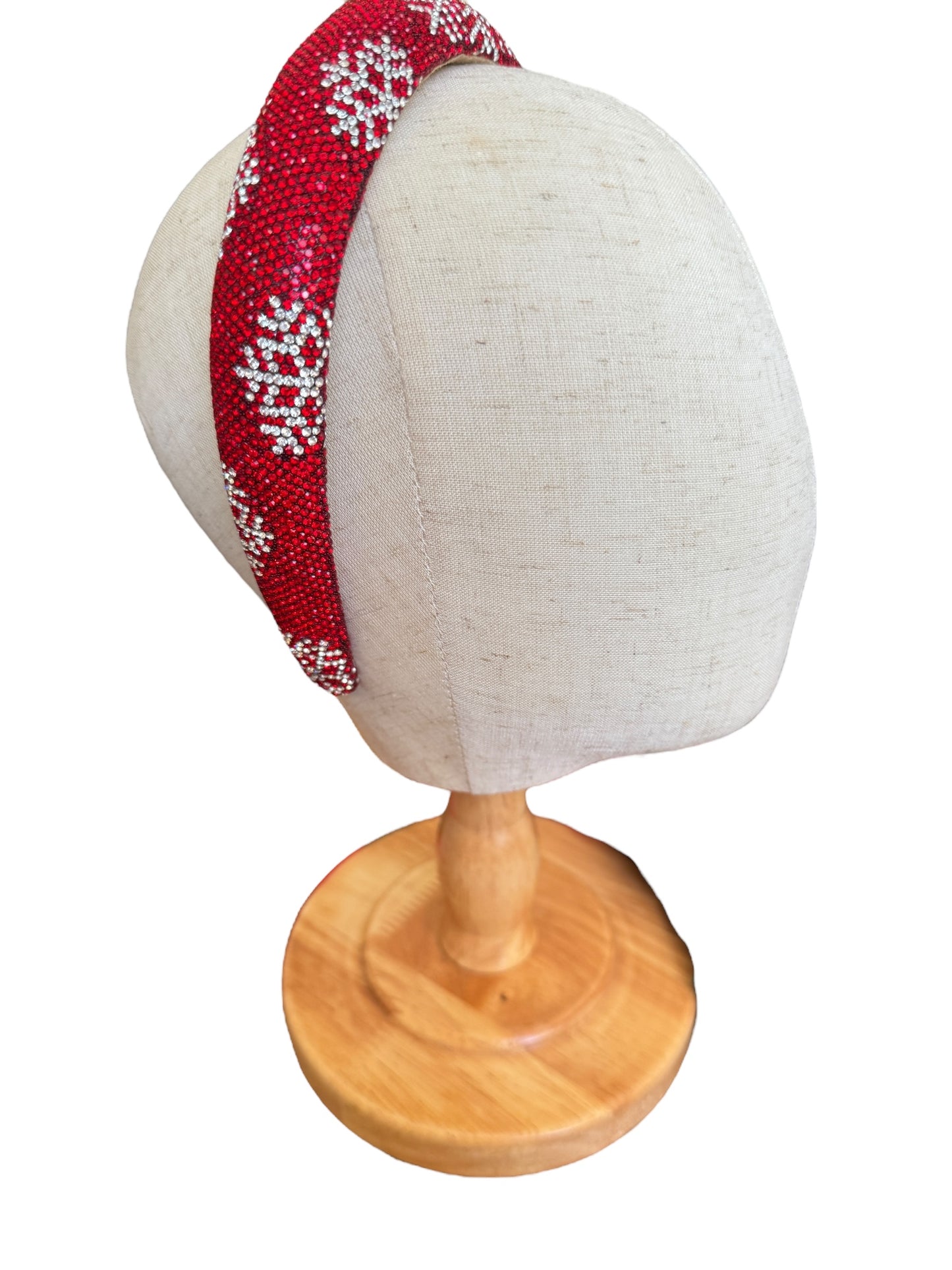 Snowflake Glitter Diamond Headband – Sparkly Statement Hair Accessory