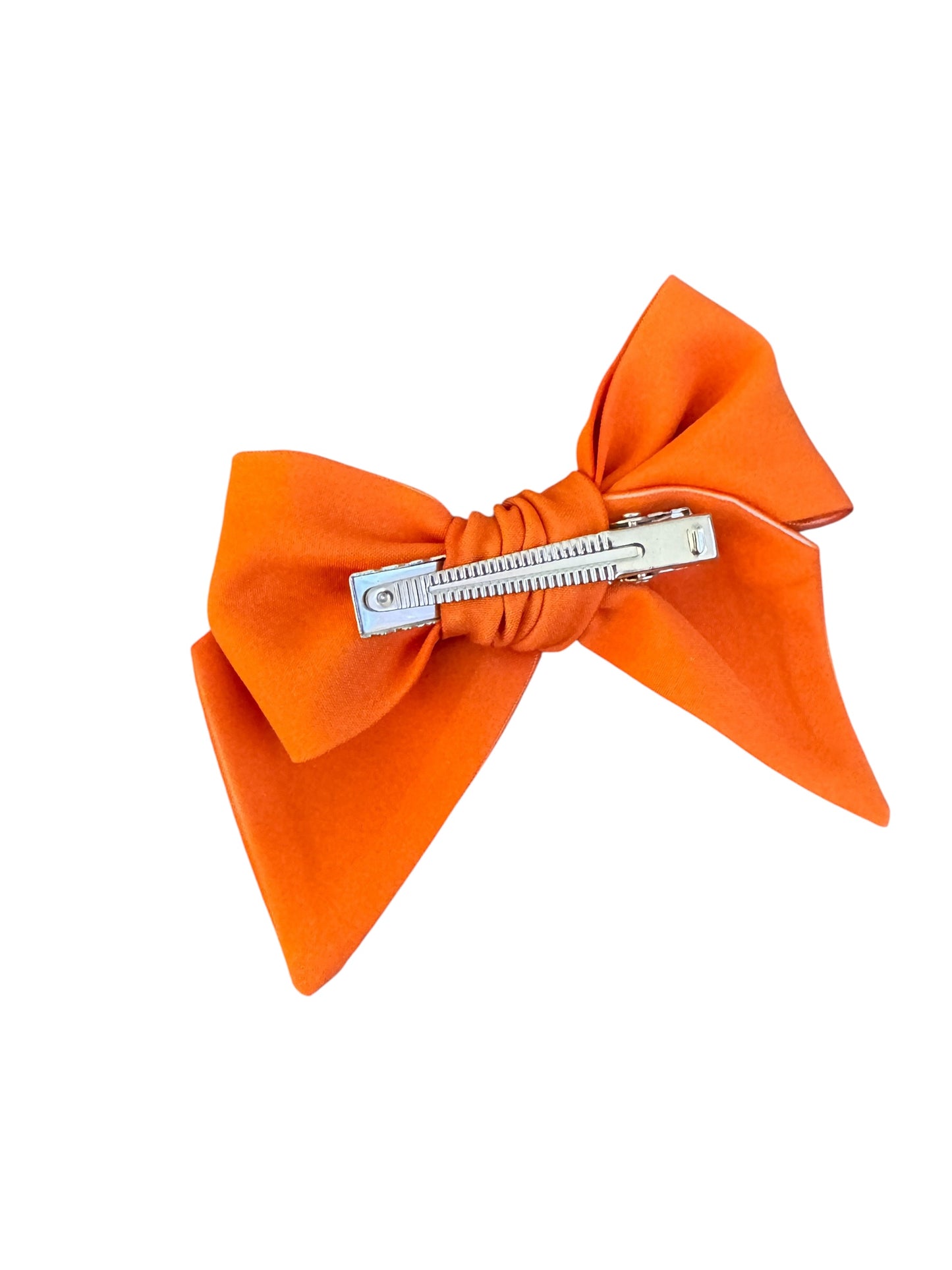 Solid Orange Hair Bow | Halloween Bows for Kids & Toddlers