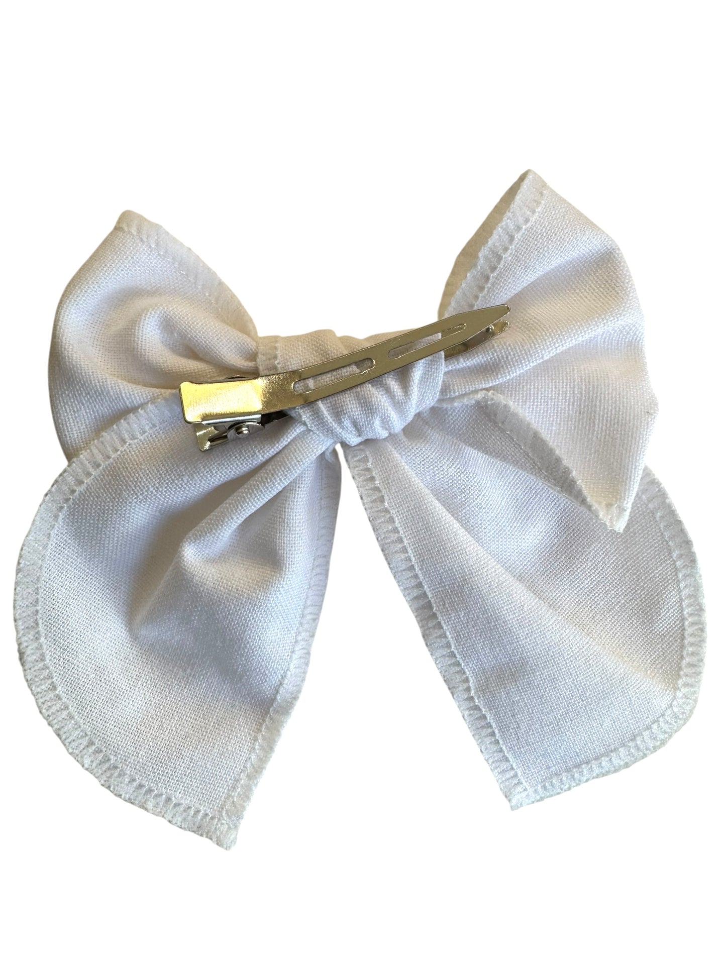 Premium Linen Hair Bows for Girls - Cute School Uniform Hair Accessories