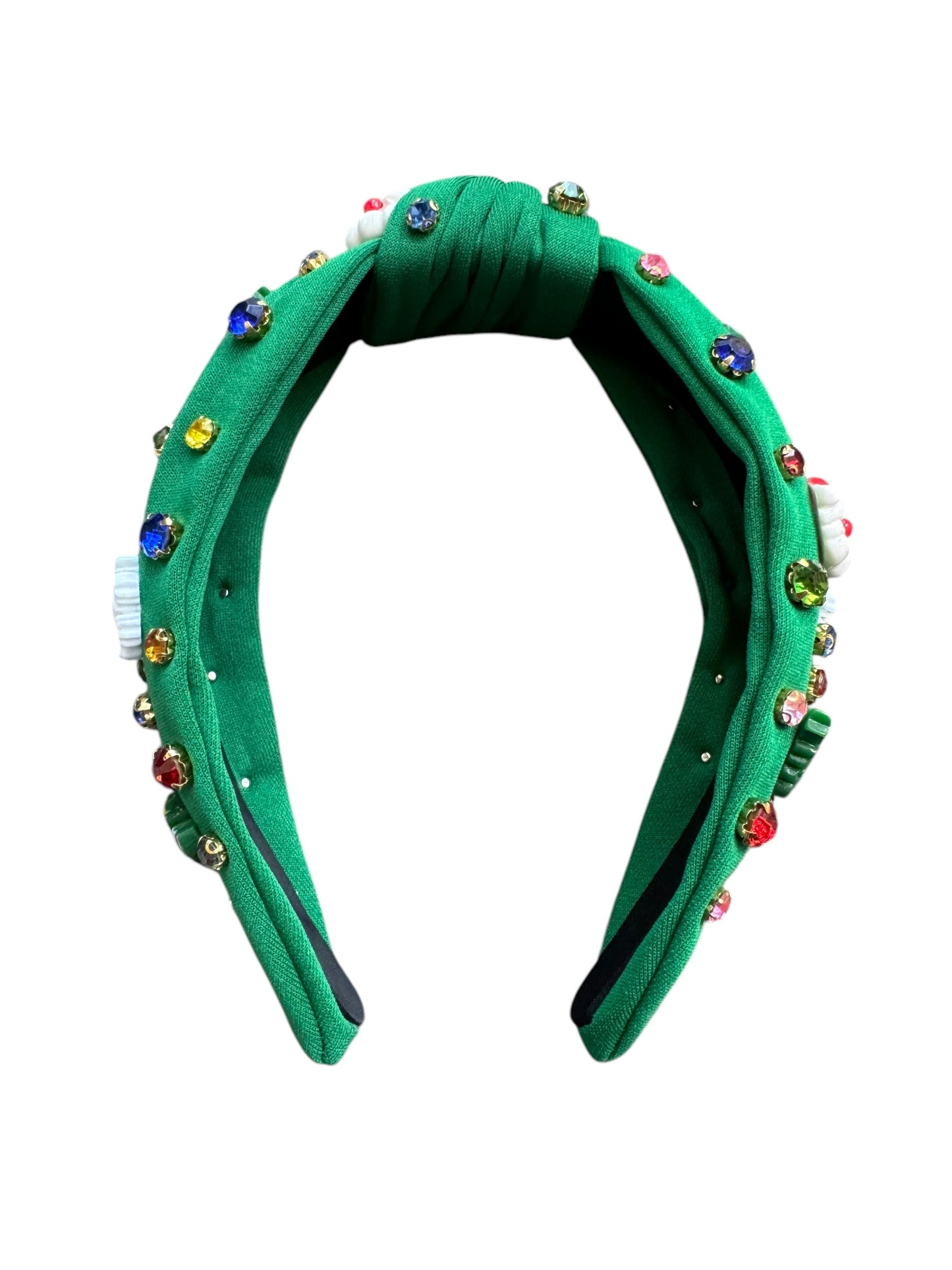 Rhinestone Christmas Holiday Headband - Festive Holiday Hair Accessories for Girls & Women