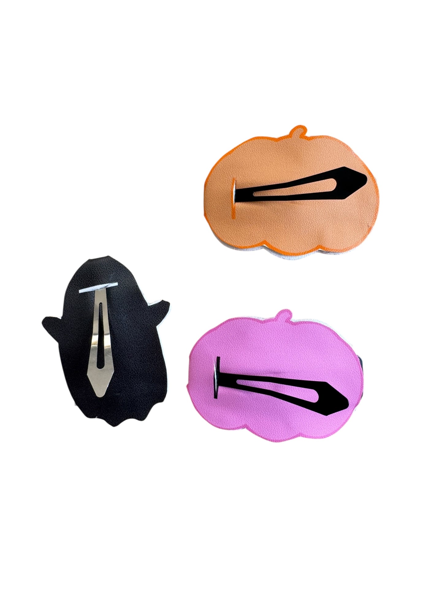 Halloween Snap Hair Clips – Cute Ghost & Pumpkin Barrettes for Kids and Moms