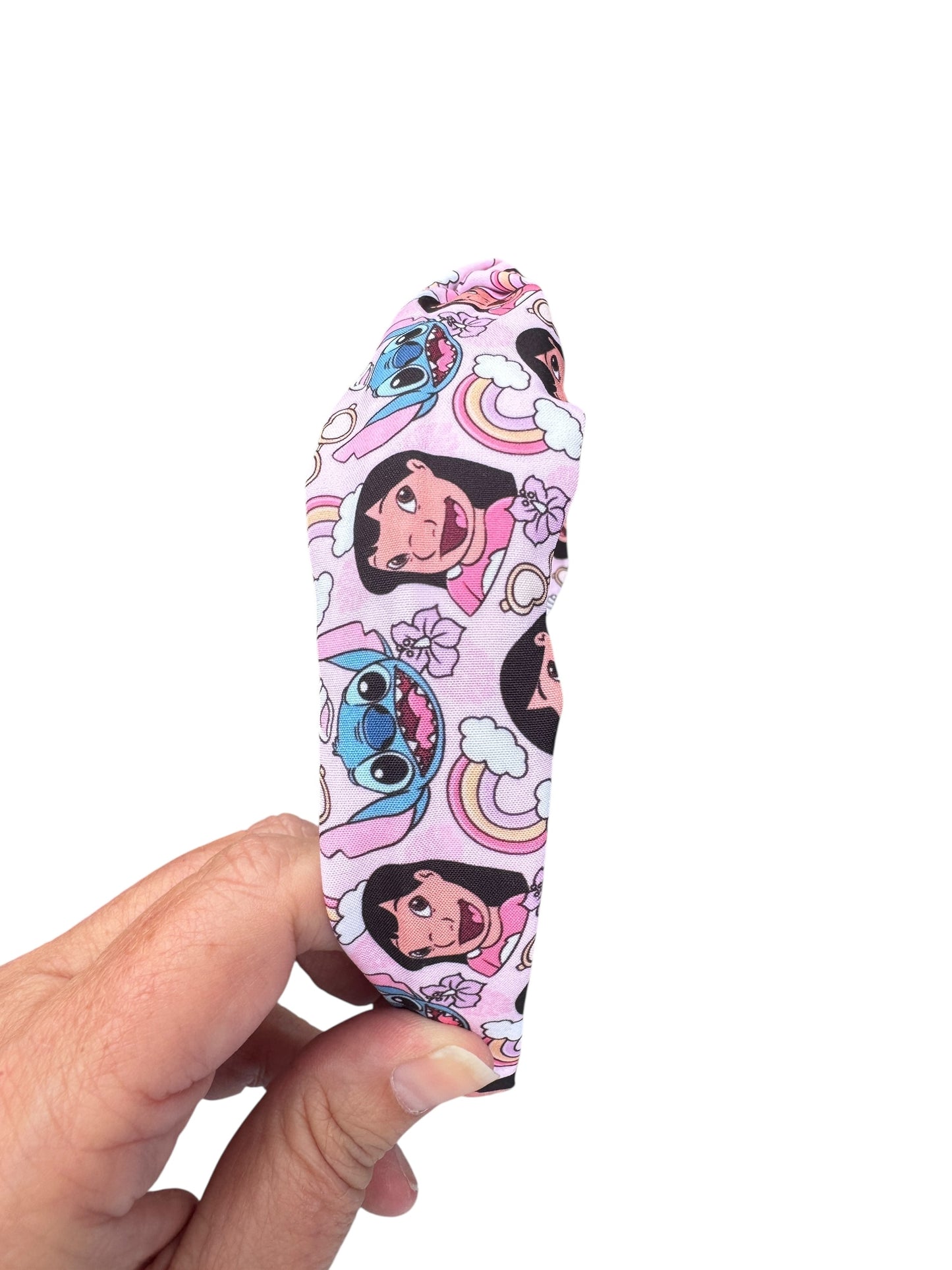 Pink Hawaiian Knotted Headbands for Girls