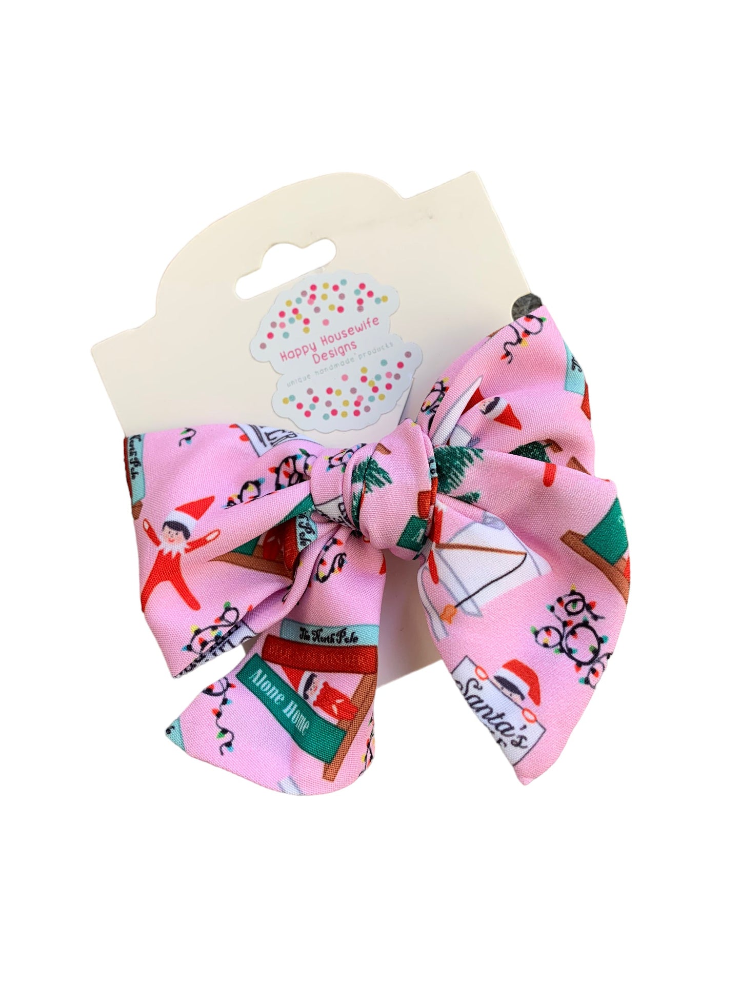 Shelf Elf Hair Bows - Elf on the Shelf Christmas Accessories