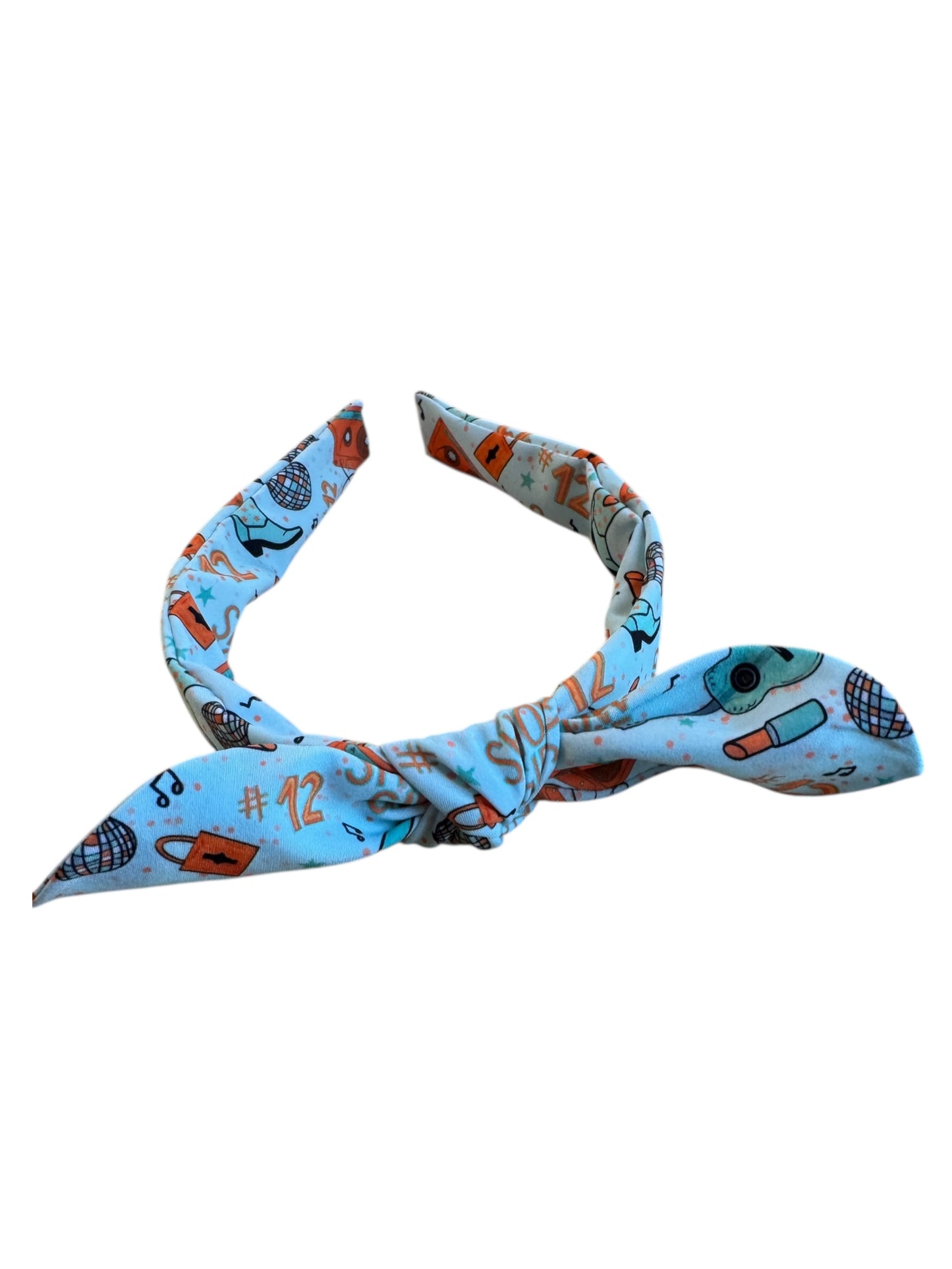 Mint Showgirl Knotted Headbands - Concert & Everyday Fan Accessories