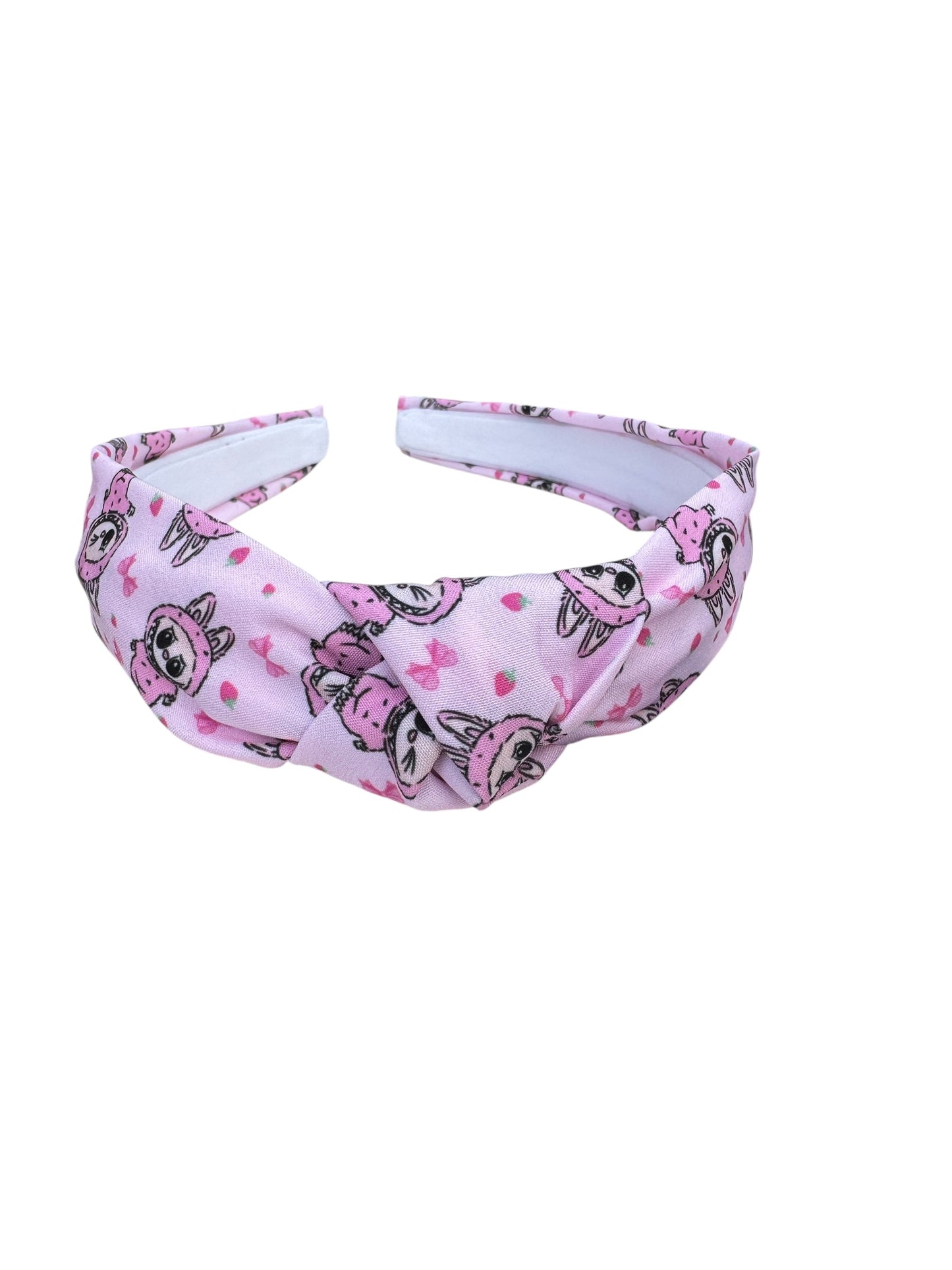 Pink Labu bu Knotted Headband for Little Girls