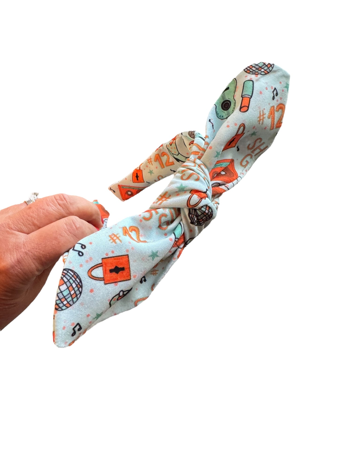 Mint Showgirl Knotted Headbands - Concert & Everyday Fan Accessories