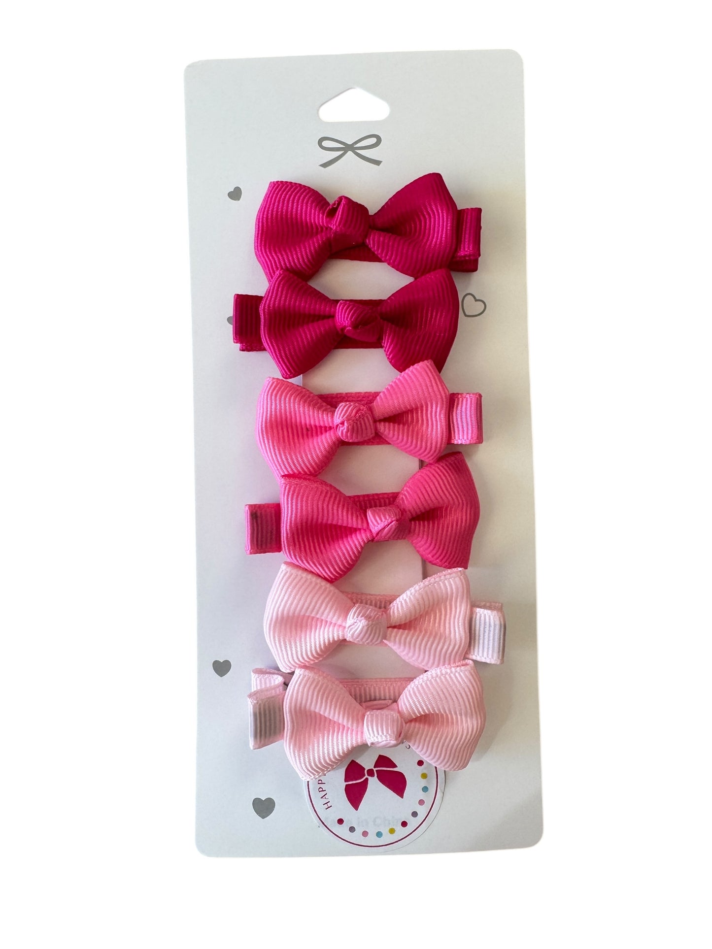 *Mini Ribbon Baby Clips