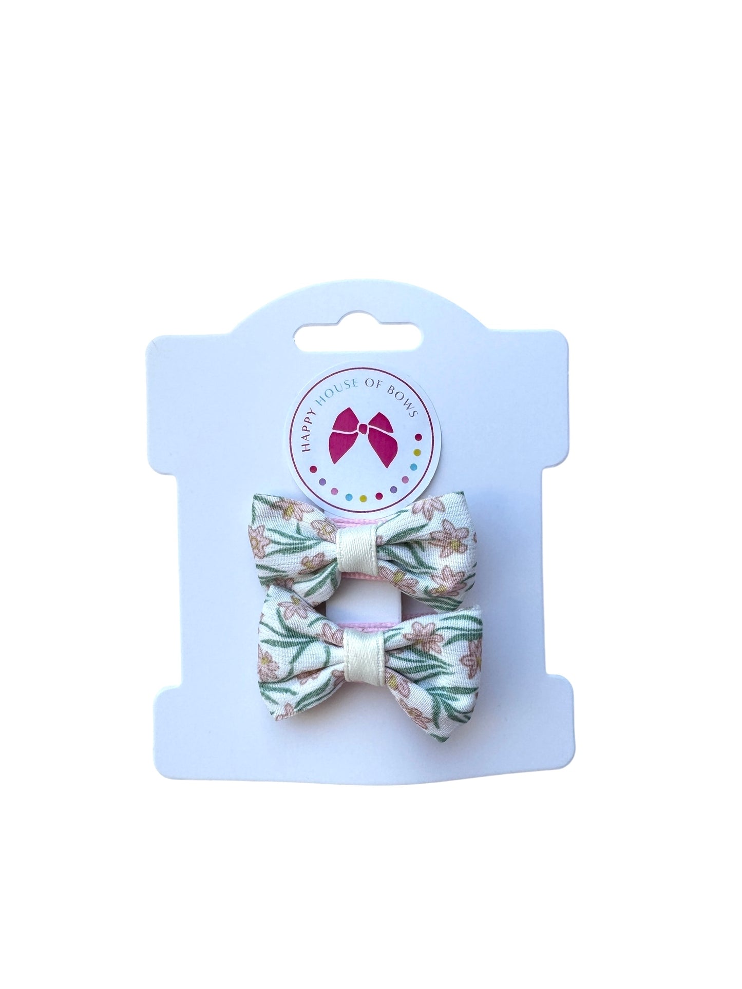 Mini Pink Baby Hair Clips