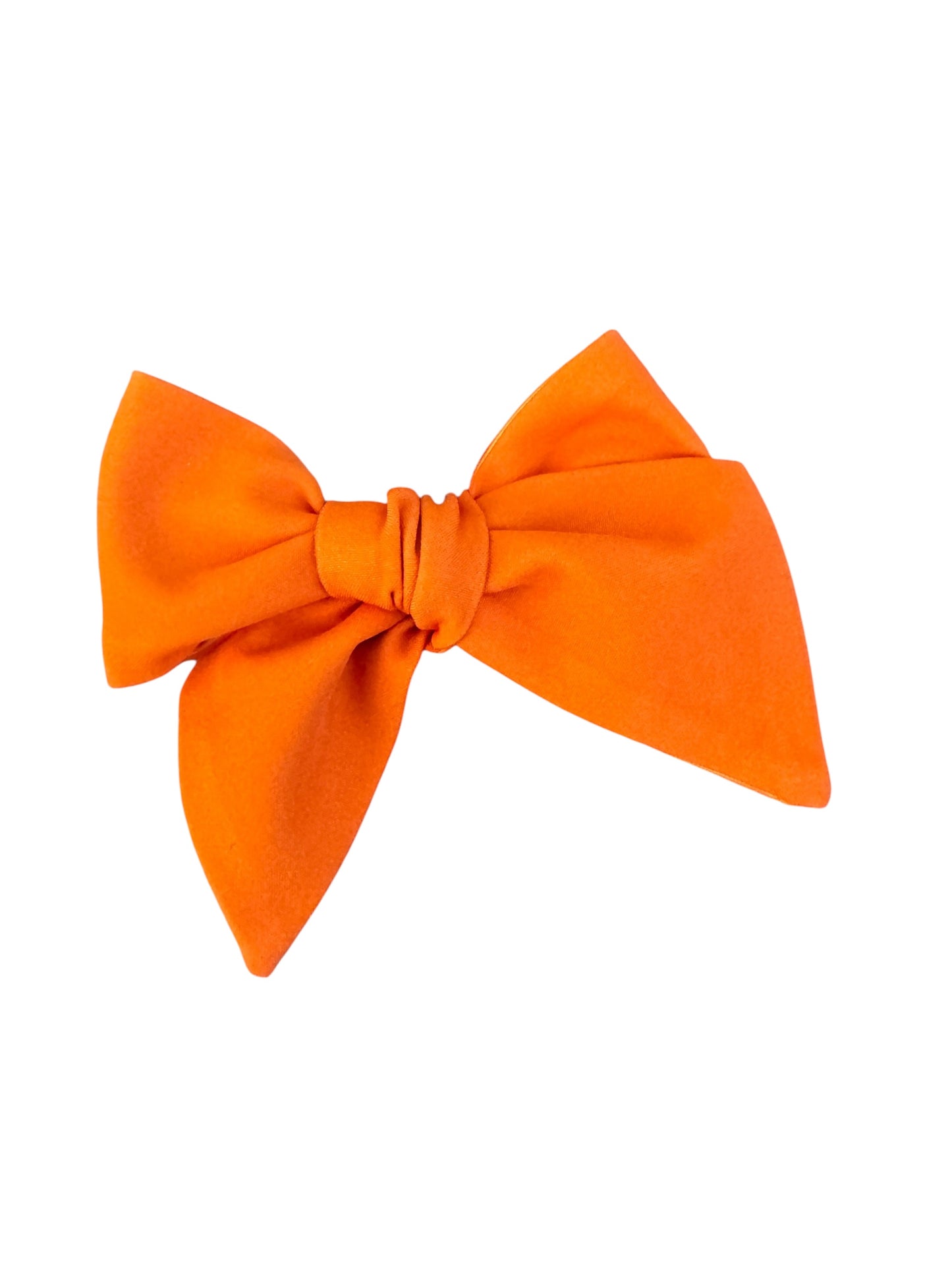 Solid Orange Hair Bow | Halloween Bows for Kids & Toddlers