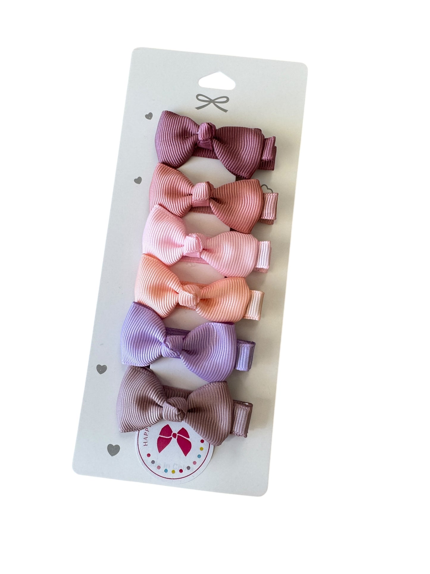 *Mini Ribbon Baby Clips