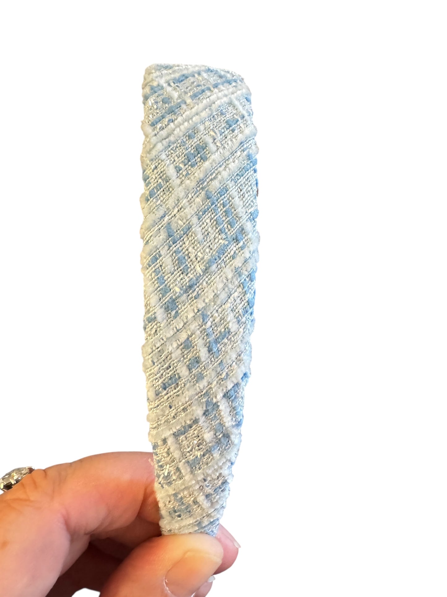 Tweed Headband Pastel Textured – Soft Fabric Hair Accessories for Women & Girls