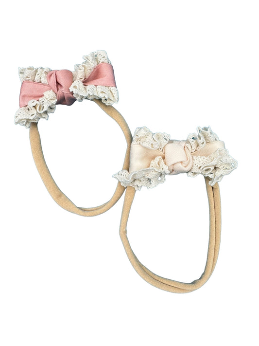 *Satin and Lace Nylon Headbands