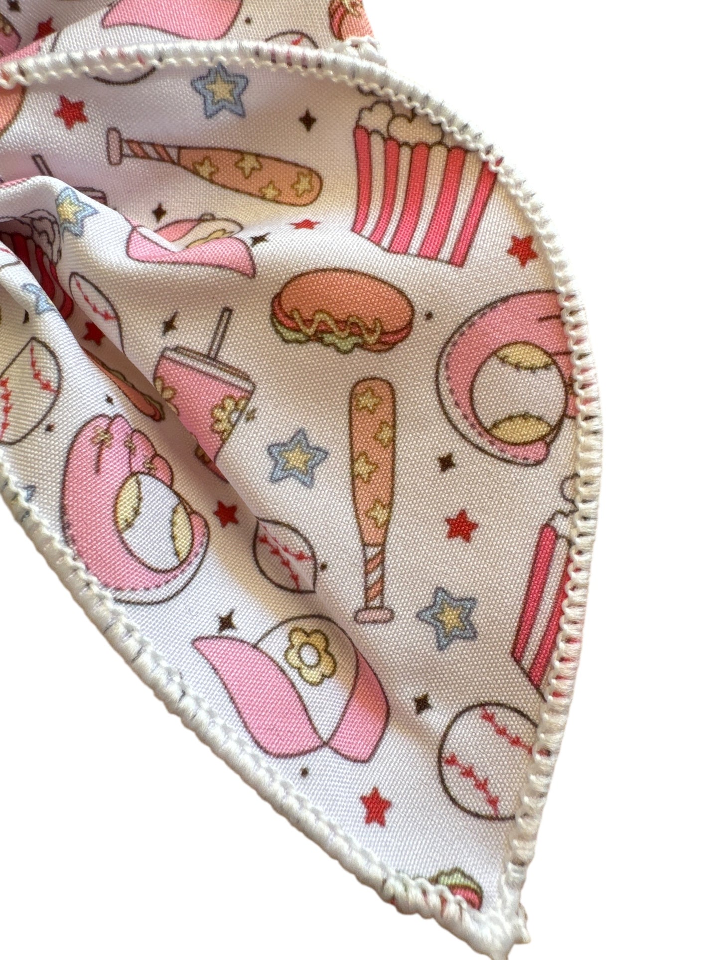 Baseball Hair Bows for Girls - Pink Sports Bow with Alligator Clip for Game Day