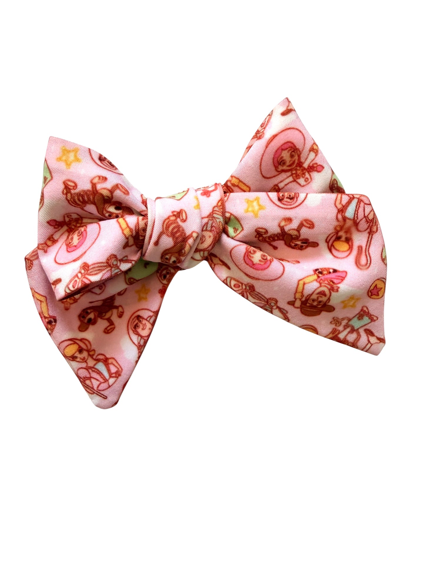 Toys Hair Bows for Girls – Small, Large & Pigtail Set | Movie-Inspired Fabric Bow