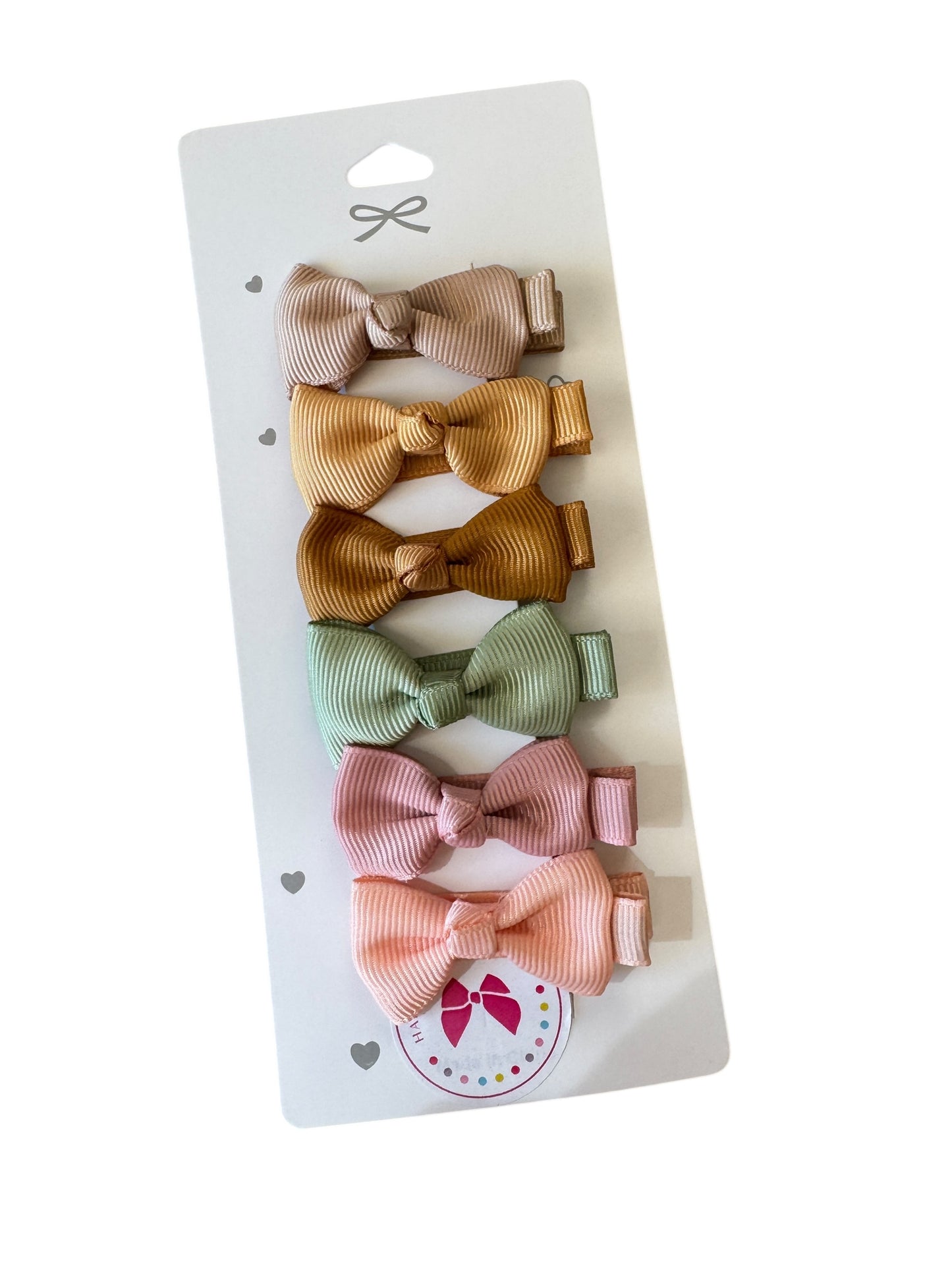 *Mini Ribbon Baby Clips