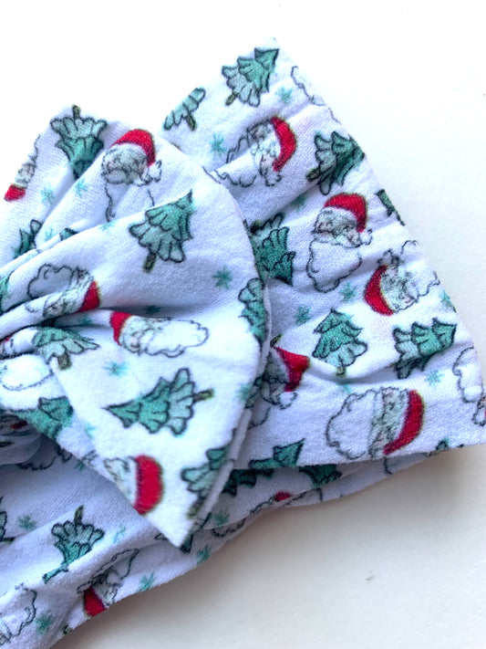 Christmas Baby Headwrap - Soft Stretchy Holiday Headband for Newborns & Infants