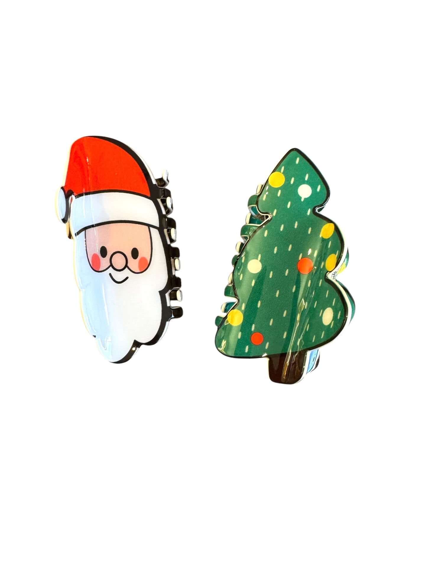 Santa Claw Clip - Christmas Hair Clip for Girls & Women