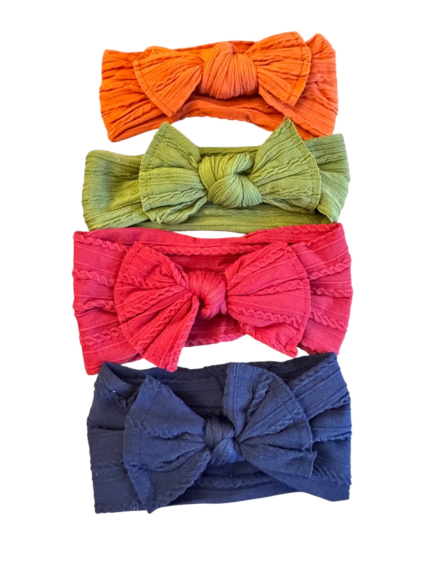 Cute Fall Nylon Bow Headband for Babies and Toddlers