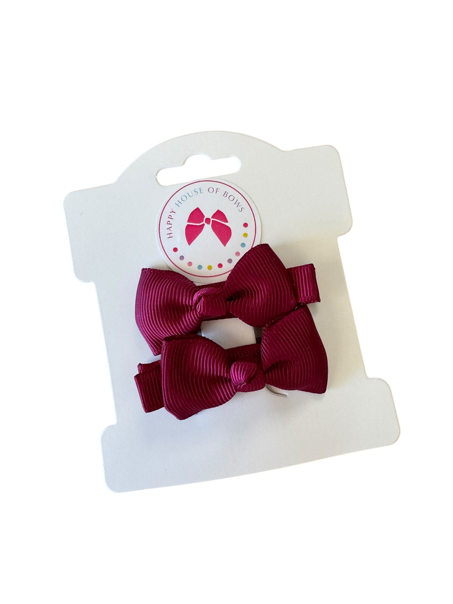 *Mini Ribbon Baby Clips