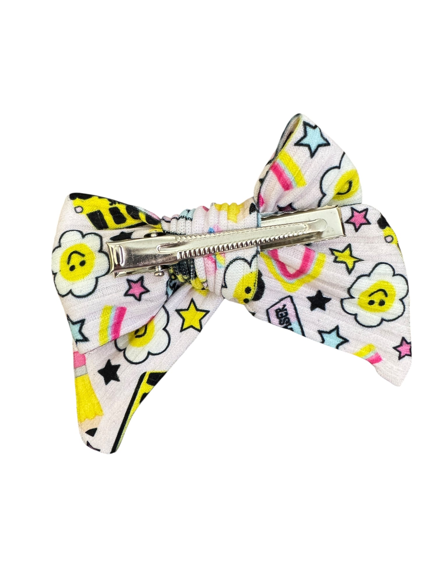 School Bus Hair Bow for Girls | Back to School Hair Accessory