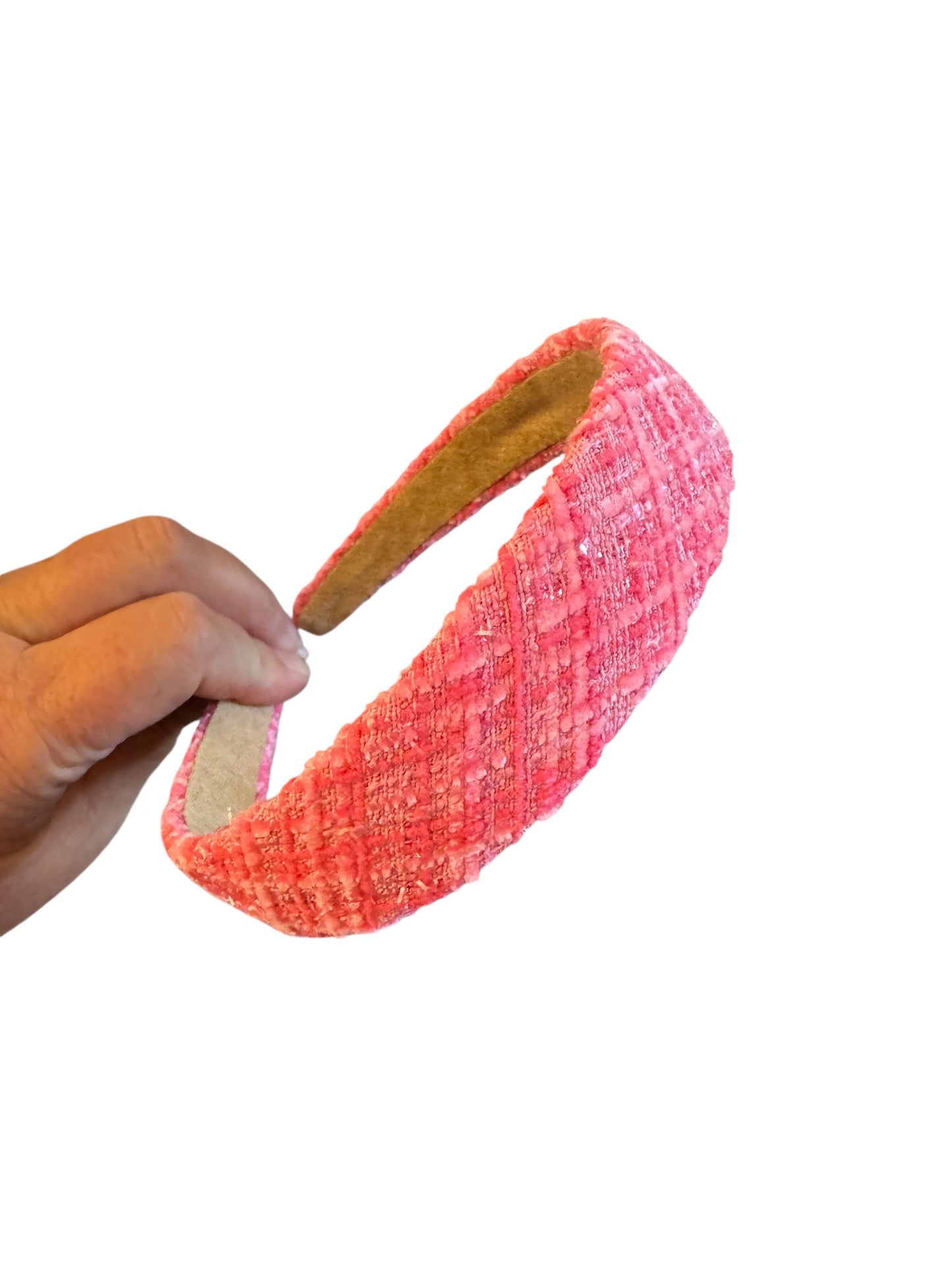 Tweed Headband Pastel Textured – Soft Fabric Hair Accessories for Women & Girls