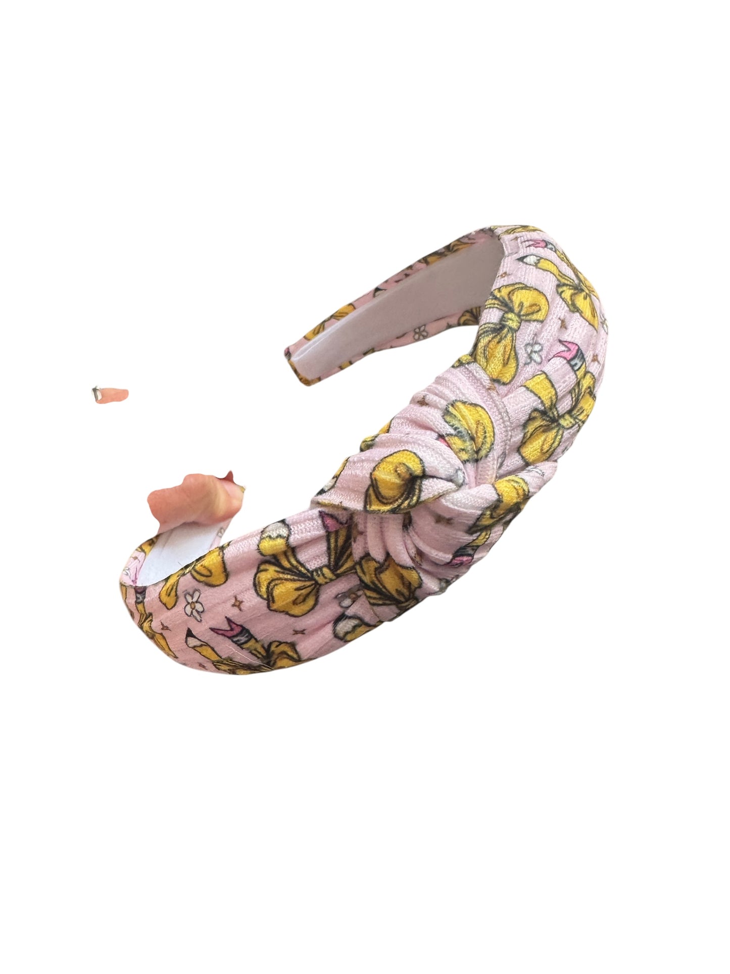 Pencil Knotted Headbands for Little Girls