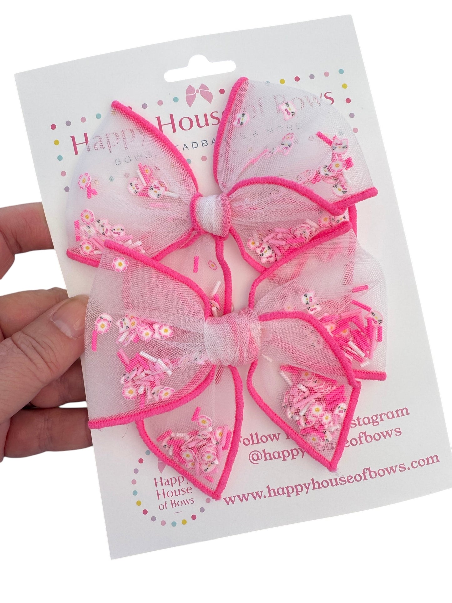 *Kitty Shaker Hair Bows