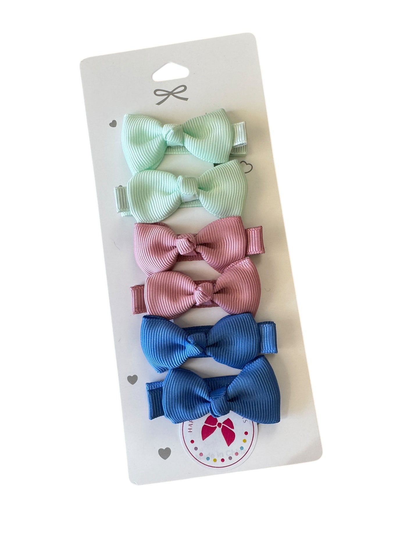 *Mini Ribbon Baby Clips