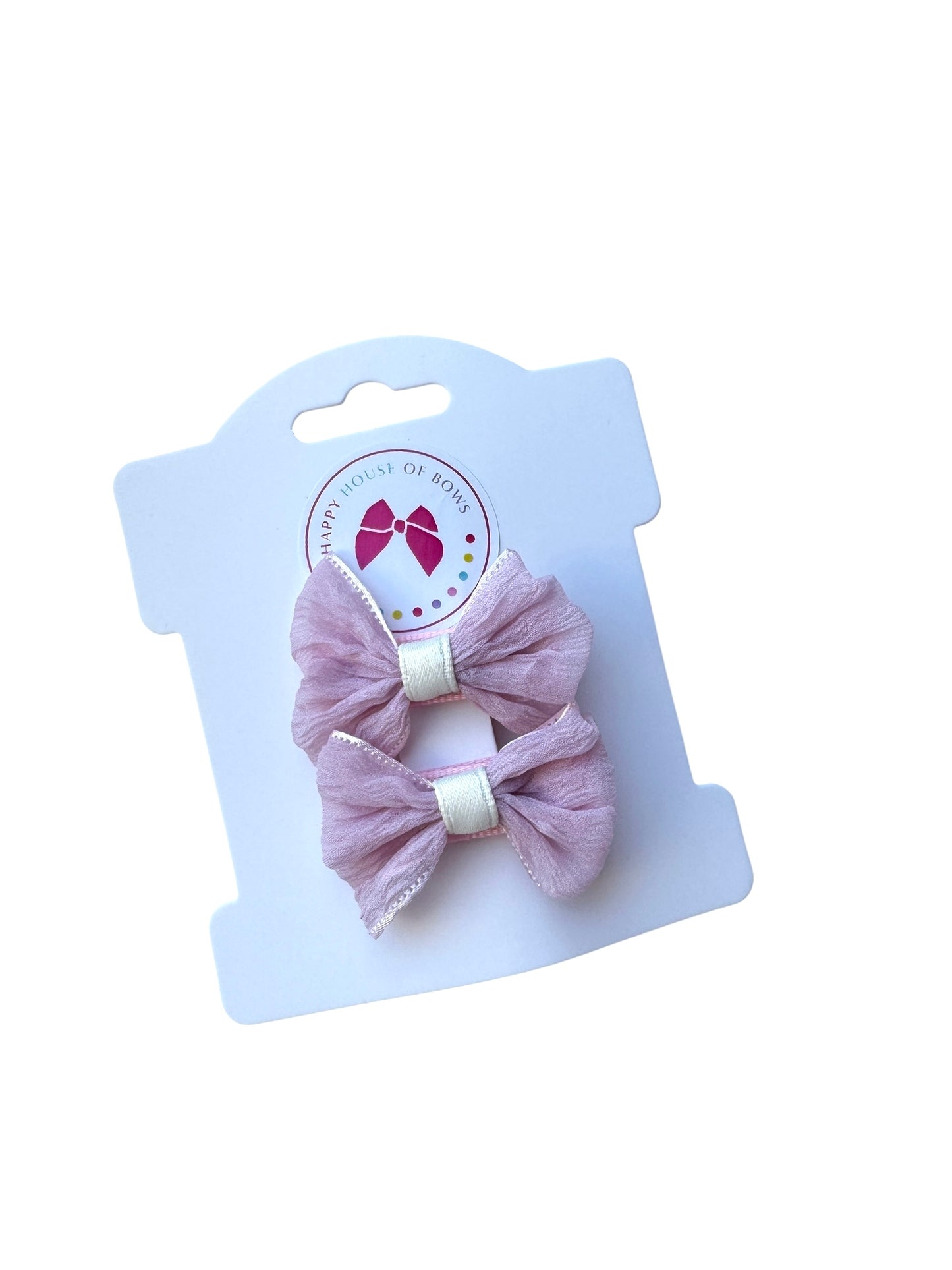 Mini Pink Baby Hair Clips