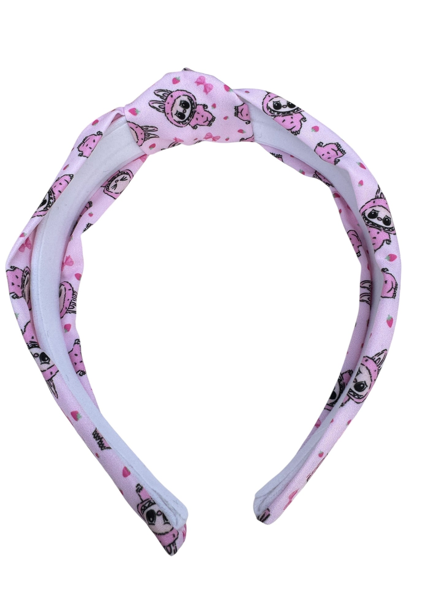 Pink Labu bu Knotted Headband for Little Girls