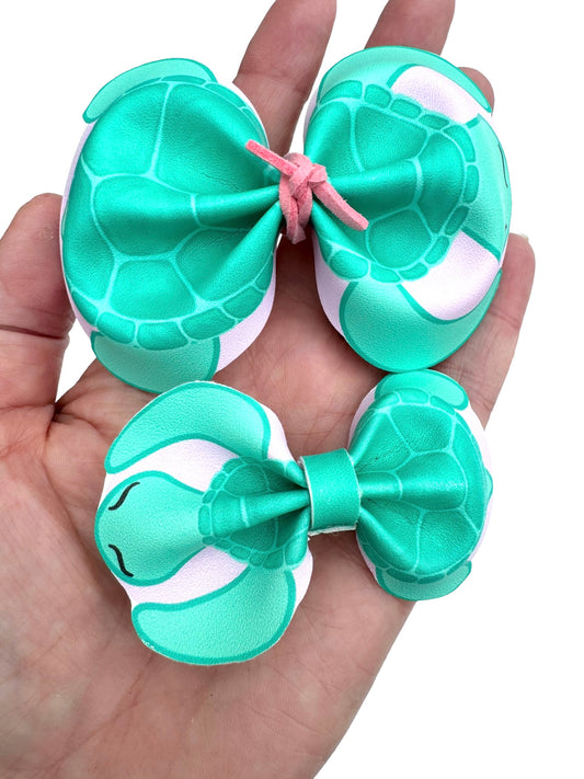 Turtle Hair Bows