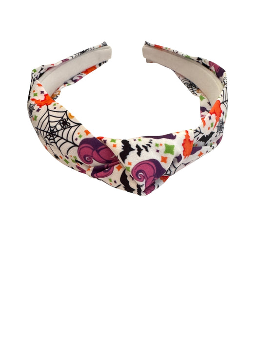 Hocus Pocus Knotted Headband – Halloween Witch Hair Accessory, Magic-Inspired Headband for Adults & Kids