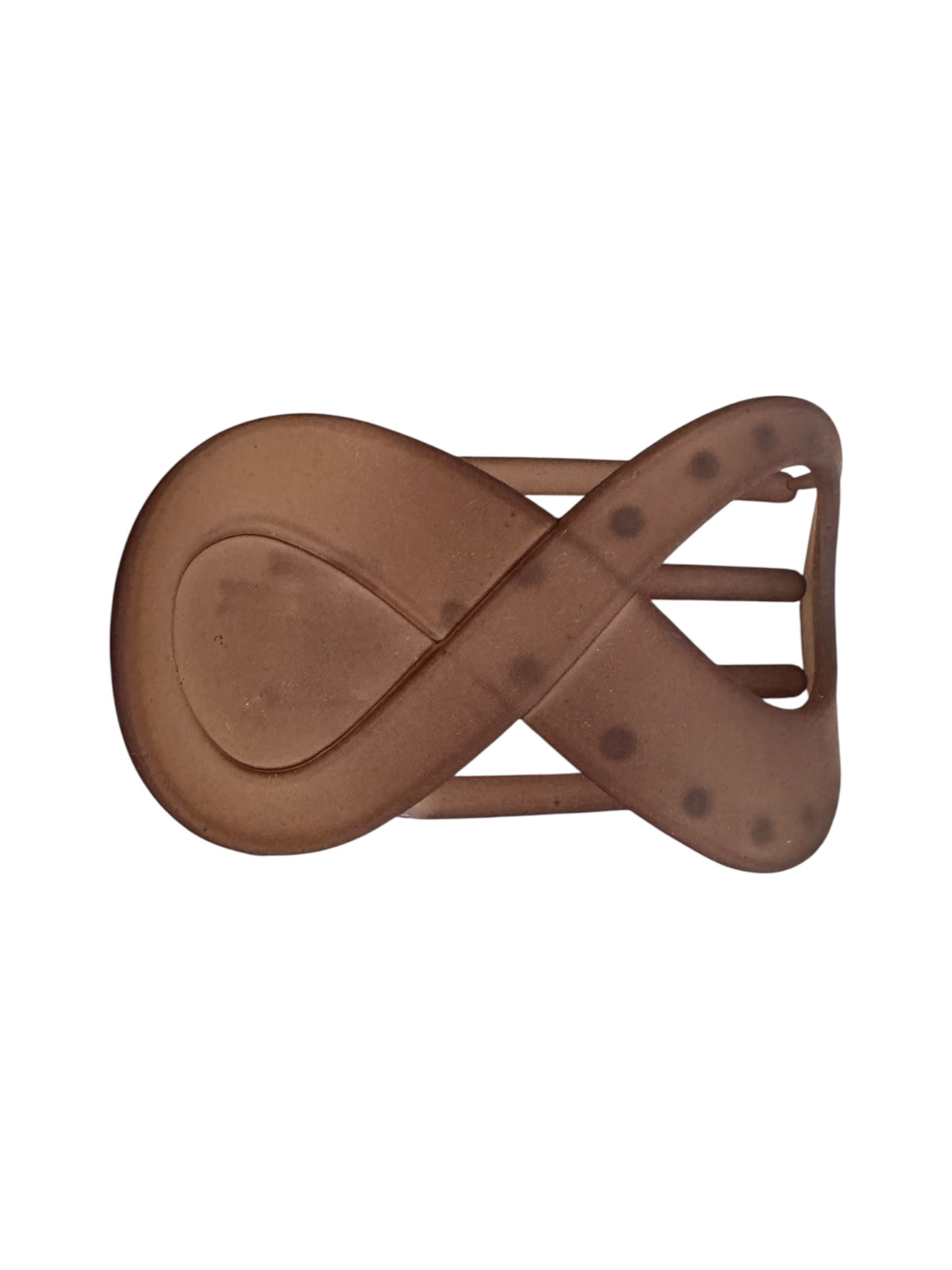 Flat Round Hair Claw Clips