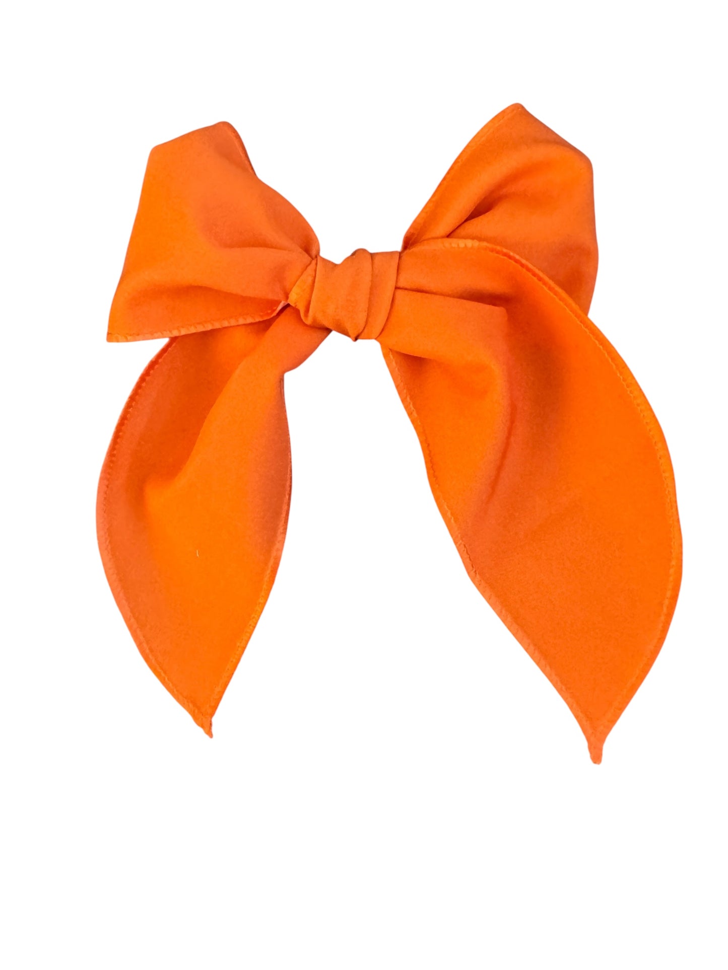 Solid Orange Hair Bow | Halloween Bows for Kids & Toddlers