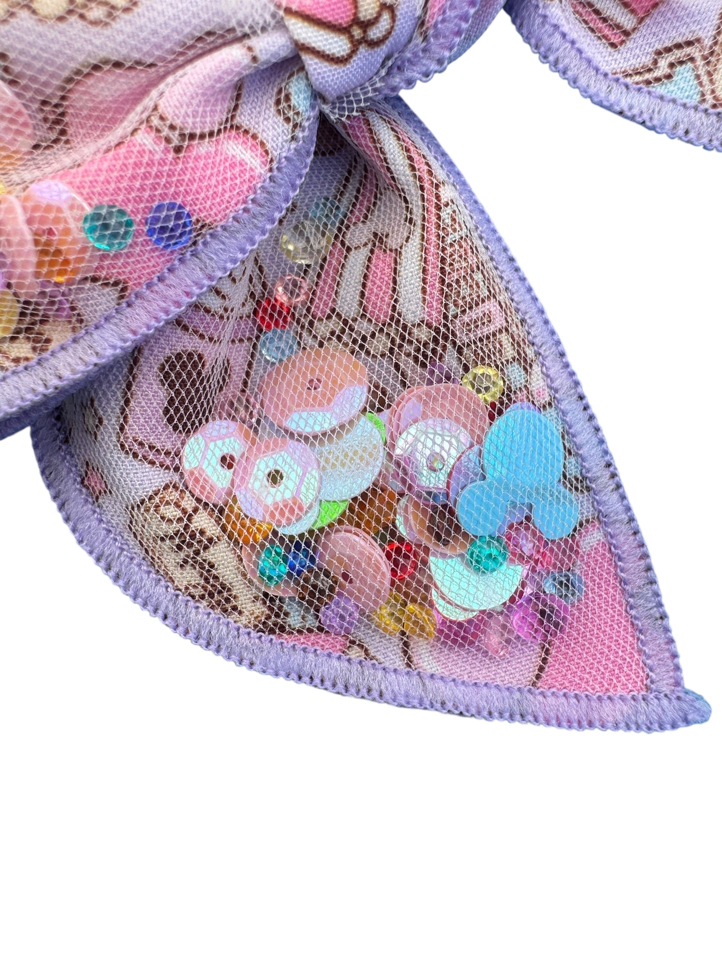 Mouse Snacks Shaker Hair Bow for Girls