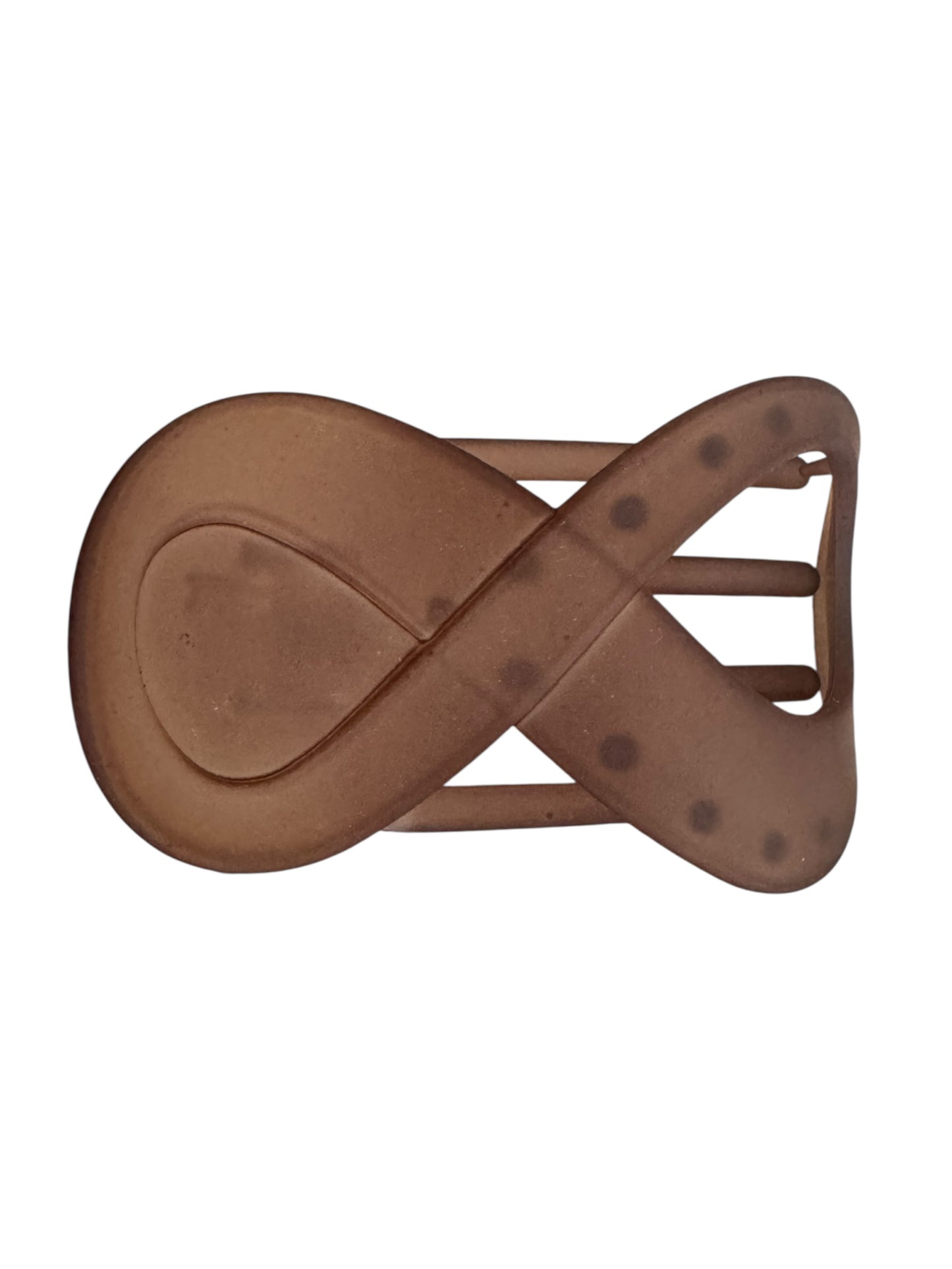 Flat Round Hair Claw Clips