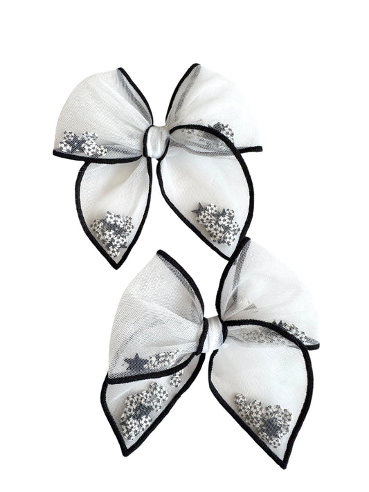 *Soccer Shaker Hair Bows