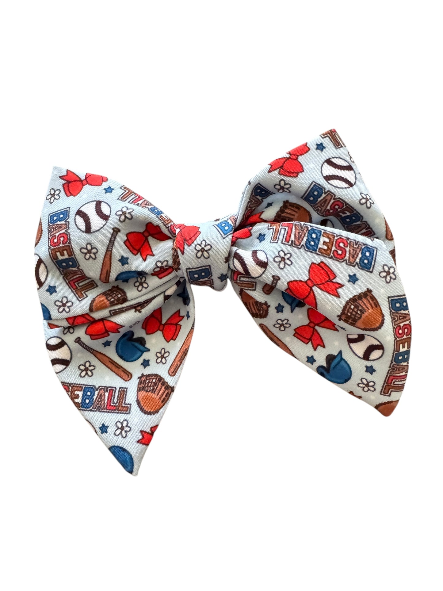 *Baseballs & Bows Hair Bows