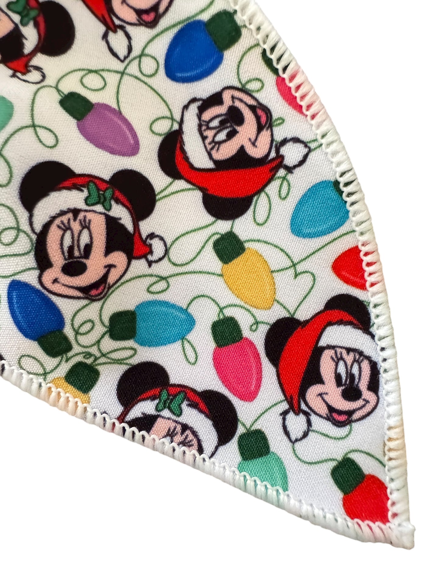 Christmas Mouse Lights Hair Bows